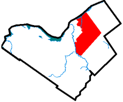 Gloucester Ontario locator map